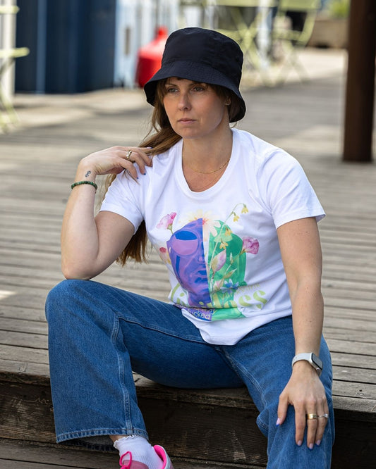 Flowerhead T-shirt – regular fit women str. M