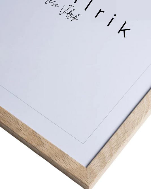 Natur egetræs ramme