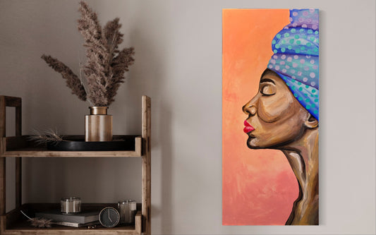 Grace 90x40 | Acrylic painting
