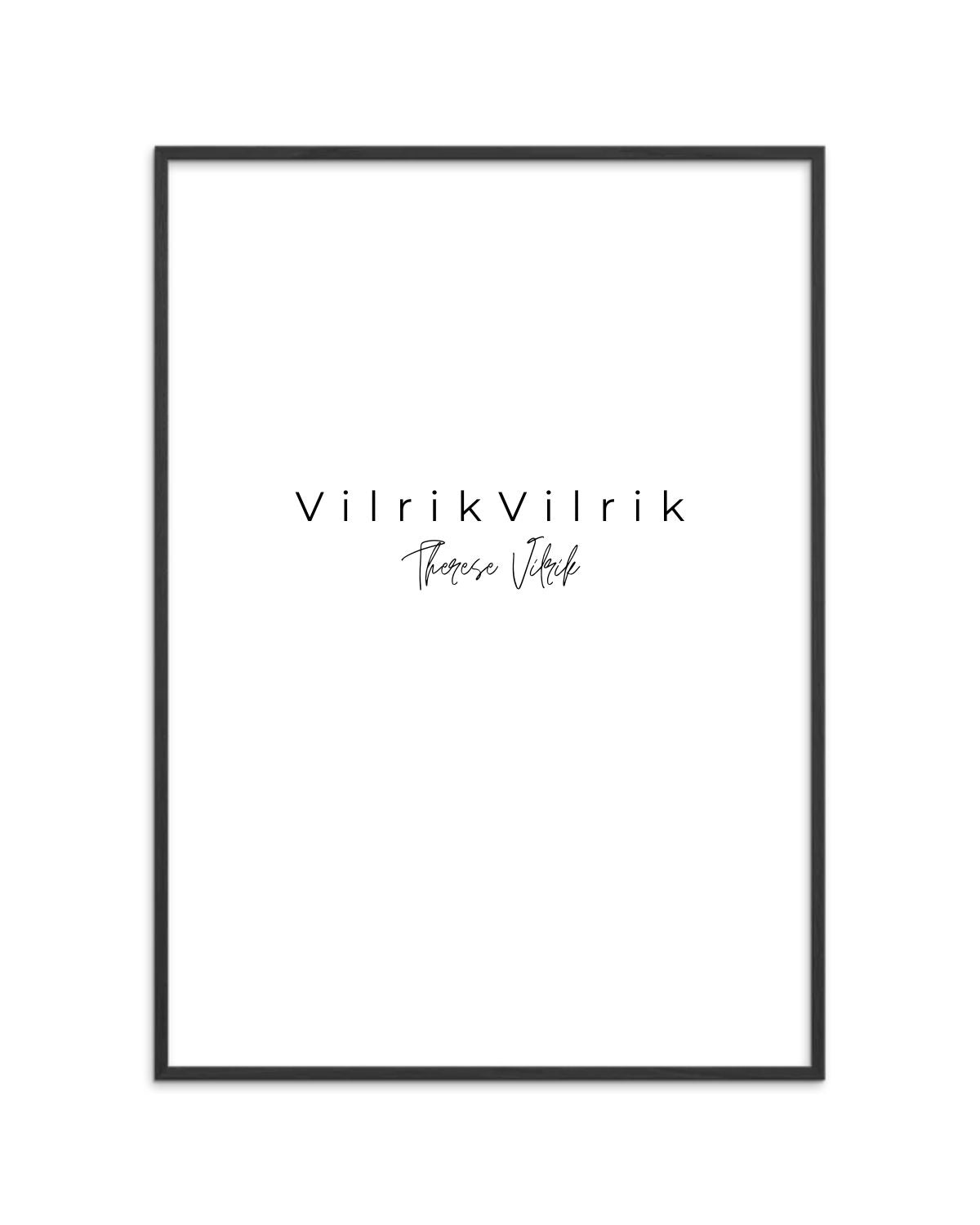 Sort alu ramme