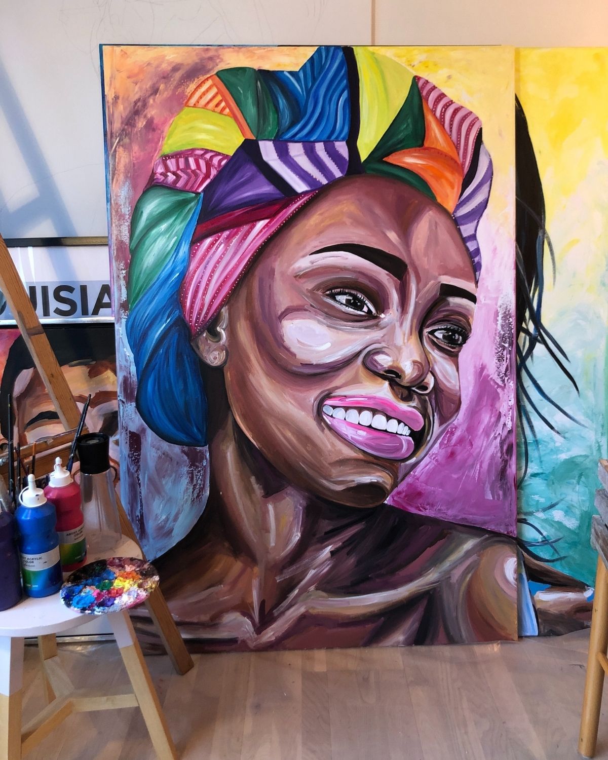 Magda · Originalt maleri · 100x150 cm · SOLGT
