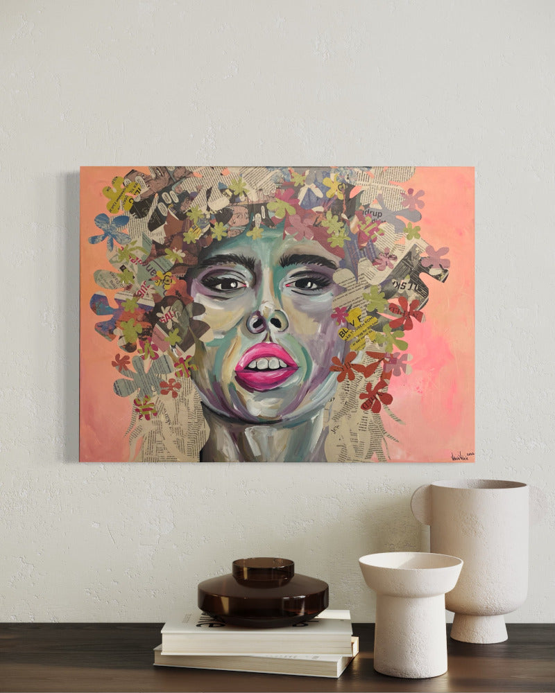 Violetta 60x80 | Mixed Art