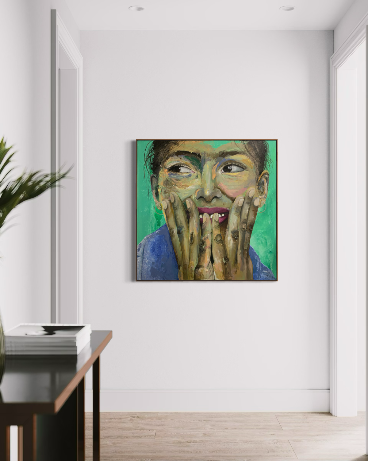 Mellem fingrene | 100x100
