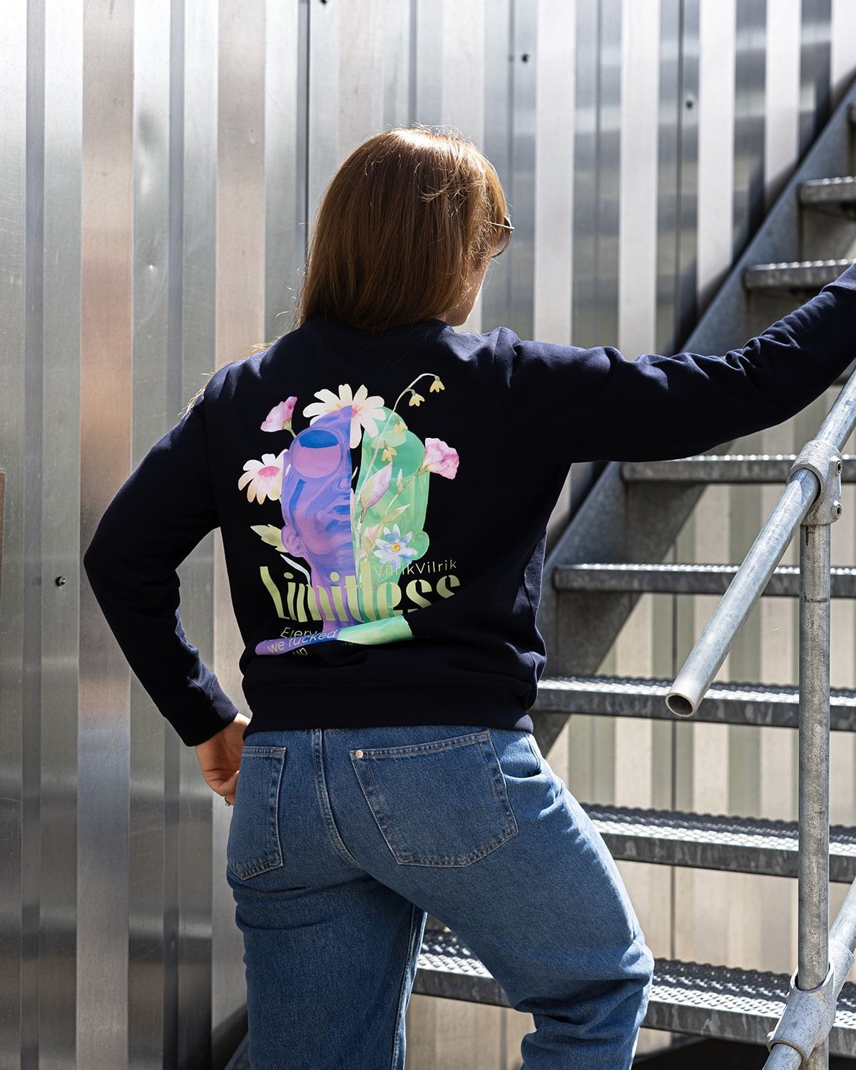 Flowerhead sweatshirt – str. XL