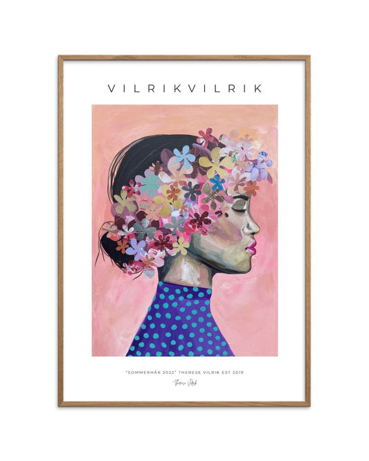 Sommerhår kunstprint