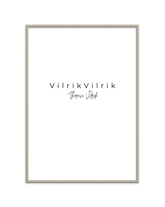 Cashmere grå ramme